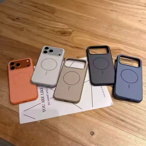 Luxury Phone Case for iPhone 12 13 14 15 Plus 16 Pro 17 Pro Max 17 Air Magsafe Magnetic Wireless Cha