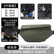 男士機能斜挎包男背包防潑水ipad多功能胸包輕便機車潮酷單肩包