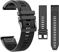 MCXGL Replacement for Garmin Fenix 5X Strap Sport Silicone Watch Bands Fenix 5X Plus/Fenix 5X / Fenix 3 / Fenix 3 HR