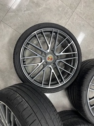 Porsche CayenneTurbo 原廠多輻雙色 21 吋拆車呔鈴 派拉利 P ZERO 高性能成套輪胎