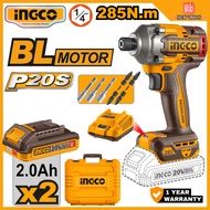 INGCO 20V 285NM CORDLESS IMPACT DRIVER | BRUSHLESS MOTOR | CIRLI2028