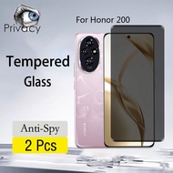 2 Pcs Honor 200 5G Anti-peeping Screen Protector Tempered Glass For Honor 200 90 Magic 6 Lite 5G  An