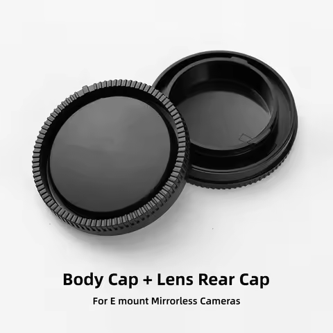 Camera Body Cover Lens Rear Cap Protect for Sony E Mount A6000 A6400 A7III A7IV A7C ZV-E10 A7RIII FX