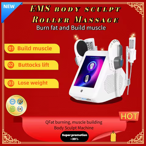 MYoslim High Power 6500W 200HZ Machine Shaping Therapy Electromagnetic Slimming Shaping, Stimulation