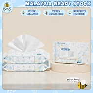 Leaf [40pcs] Baby Non-Alcohol Toilet Wipes Wet Tissue Antibacterial Wet Tissue Kids Toilet Hygienic 