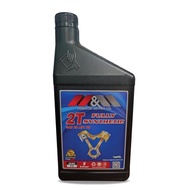 M&M SYNT 2T API TC – 2-STROKE ENGINE OIL, used for lawn mowers and tree cutters