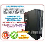 🇲🇾【CHEAPEST】ACER VERITON X6670G Barebone PC | LGA1200 | For CPU Intel 10th Gen i3 i5 i7 i9 | Built-i