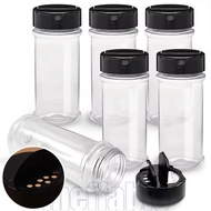 6-2Pcs Butterfly Lid Seasoning Box - Clear Spice Bottle with Cover - Seasoning Bottle - Kitchen Cond