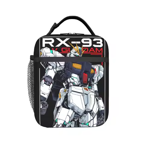 Robot Rx 93 Gundamms Insulated Lunch Bag Leakproof Reusable Cooler Bag Lunch Box Tote Work Picnic Me