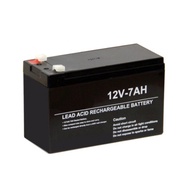 12V Backup Battery UPS 12V 7AH Rechargeable Battery for Autogate Alarm CCTV PC UPS