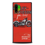 Harley Davidson Vintage Style S0217 Samsung Galaxy Note 5, 7 (Fe), 8, 9, 10, 10 Plus Case