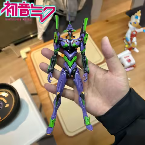 Hot Rg Evangelion Model Kit 1:144 Evangelion Figures Collectble Eva 01 Assembly Kit Mobiles Suit Mec