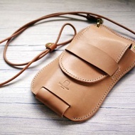 真皮智慧型手機肩瓣型