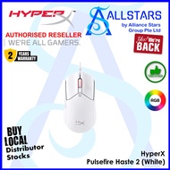 (ALLSTARS: We are Back) HyperX PulseFire HASTE 2 RGB Mouse (White) (6N0A8AA) (Warranty 2years with H