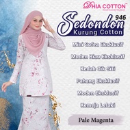 Baju Sedondon Family Set 946 Pale Magenta Baju Kurung Cotton Dhia Cotton baju raya