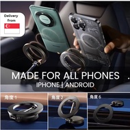 Car Phone Holder Dashboard Car Mobile Phone Holder 360 Rotation MagSafe Vent Windscreen Compatible Mobile Phone Stand