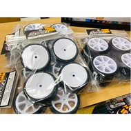 Get Started Remote Control Model RUSH RU0364a/RU0363 1/10 Electric Rv Competition Grade Bald Tire Ru