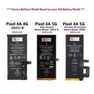 For Google Pixel 4A 4G / Pixel4A 5G Asia / Pixel 4A 5G Verizon US G025J G025I G025E Battery G025J-B 