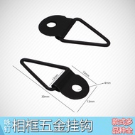 Photo Frame Hardware Hook Black High Triangle Hanging Ring Picture Frame Black Single Hole Monocular