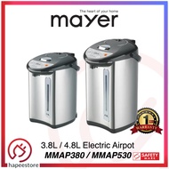 Mayer 3.8L / 4.8L Electric Thermal Airpot (Temperature Select) - MMAP380 MMAP520 MMAP (1 Year Warranty)