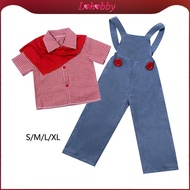 [Lohobby] Kids Farmer Costume for Boys Role Play Outfit for Birthday Party Performance