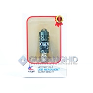 VOXX LED Lampu Utama LED H6 Laser Senja Merah Biru Hi-Lo AC DC Kaki M5 Bebek
