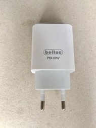 99%新 Beltou Type c USB 20w 大輸出 (Model: CW6) 充電器 充電機 適配器 適配機 charger adaptor