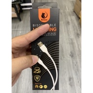 Bison Cable 25cm | 100cm | 200cm USB A to L, C to C 2 colors black and white