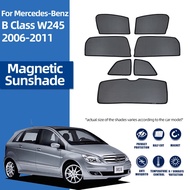 For Mercedes Benz Class B W245 2005-2011 160 180 Car Sunshade Front Windshield Magnetic Curtain Rear