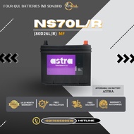 BATERI KERETA | NS70L/R | 80D26L/R | MF | ASTRA