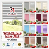 𝗭𝗘𝗕𝗥𝗔 𝗕𝗟𝗜𝗡𝗗 GREY / Bidai Zebra Moden / Bidai Tingkap / ROLLER BLINDS PREMIUM Zebra Blind