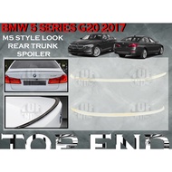 BMW 5 SERIES G30 2018-2020 M5 STYLE CAR SPOILER REAR TRUNK SPOILER LIP ABS SKIRT LIP BODYKIT