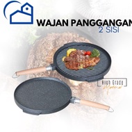 Send Directly Meat Grilling Pan 2-sided Meat Grilling Tool BBQ Grill Pan 8532 MER