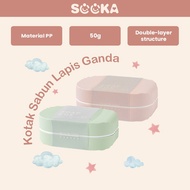 Sooka Portable Double Layer Soap Box Suitable For Traveling HL-AGA943