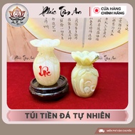 DAI PHAT feng shui natural stone money bag, feng shui money bag, fortune money bag
