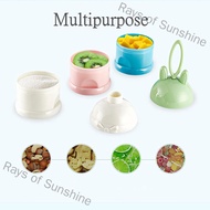 Rays of Sunshine Baby Suppliers 3-layer Side Opening Milk Powder Portable Box  Can Storage Box Grid