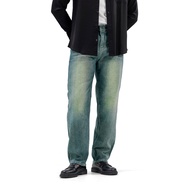 RIBSGOLD Baggy Jeans Denim Baggy Jeans Men Baggy Denim Men Baggy Jeans Men Straight Cut