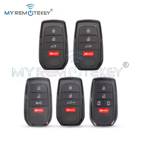 REMTEKEY Smart Key shell 4/5 Button for 2021-2023 Toyota Corolla Sienna Tundra BZ4X FCC HYQ14FBX