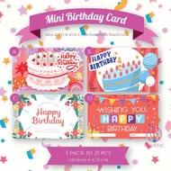 (21 pcs) Happy Birthday Greeting Card Birthday Greeting Card Birthday Illustic