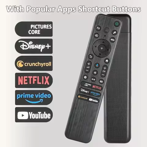 New RMF-TX910U Backlight Voice Remote Control Fit For Sony Smart TV XR-65A80L KD-65X85L XR-42A90K KD