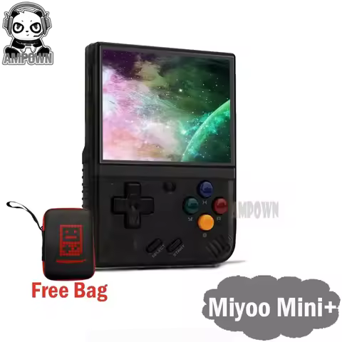 Miyoo Mini + Miyoo Mini Plus Mini+ 3.5'' IPS Cortex-A7 Linux Portable Handheld Game Players 3000mAh 