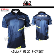 Yamaha Racing Collar Tee Original Soft Jersey Tshirt Kemeja T-Shirt MCD-COL22-CF