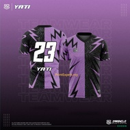 Baju Streetwear Jersey Custom Name Purple Edition Viral Murah Tiktok Select Berkolar Custom 2023 Budak Jersi Baju Lelaki Viral Ootd Tshirt Retro Collar Jersey
