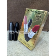 [Portable from America] SET OF 2 M LIPSTICKS.@.C 3g - Retro Matte Lipstick 707 Ruby Woo & Lusterglas