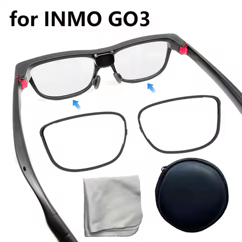 1PC Smart Glasses Myopia Farsightedness Astigmatism Lens Frame + Storage Box Accessories for INMO GO