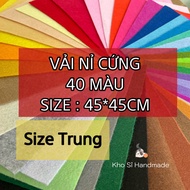 Hard Felt Fabric, 45*45CM KSC4 Handmade Felt Fabric, Making Keychains, Cloth Books, Toys