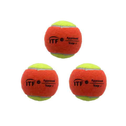 3 Pcs ITF Certified Beach Tennis Balls Standard Pressure Professional Training Balls Children Tennis