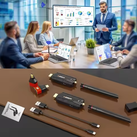 5G 200M Wireless Transmission Video Transmitter and Receiver HDMI Extender Adapter Cable Screen Mirr