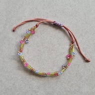 Friendship Bracelet Zinnia Bead Bracelet