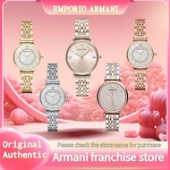 Emporio Armani AR1909/AR1908/AR1907/AR1840/AR11059 Gypsophila Watch หญิงชิงช้าสวรรค์สายเหล็กยุโรปและ